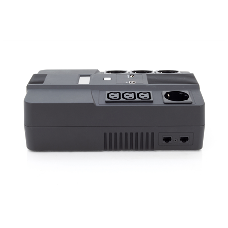 Digitus | All-in-One UPS | All-in-One UPS, 600VA/360W, LED 12V/7Ah x1, 4x CEE 7/7,3x IEC C13, USB, RJ45 | 600 VA | 360 W