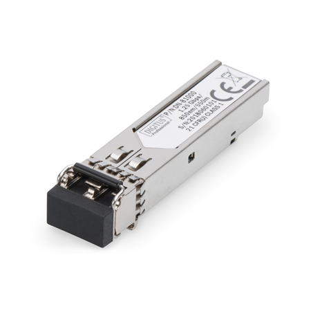 Digitus | Mini SFP Module | DN-81000 | 50-62.5/125 μm MMF (Multi-Mode Fiber) | Multimode LC Duplex Connector | 1250 Mbit/s | Wav