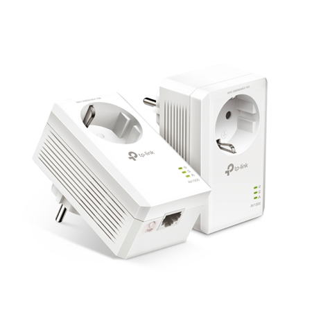 TP-LINK | AV1000 Gigabit Passthrough Powerline Adapter | TL-PA7017P | 1000 Mbit/s | Ethernet LAN (RJ-45) ports 1 | No Wi-Fi | Ex