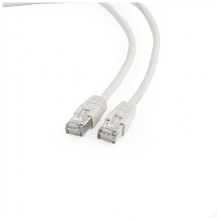 FTP Cat6 | Patch cord | Perfect connection; Foil shielded - for a reliable connection; Gold plated contacts | White | 5 m