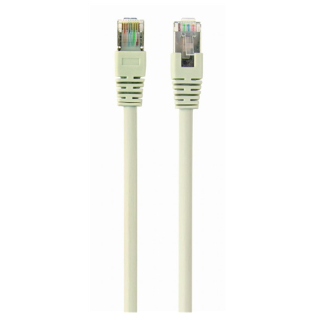 FTP Cat6 | Patch cord | Perfect connection; Foil shielded - for a reliable connection; Gold plated contacts | White | 5 m