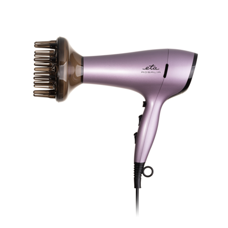 ETA | Hair Dryer | ETA431990000 Rosalia | 2200 W | Number of temperature settings 3 | Ionic function | Diffuser nozzle | Purple