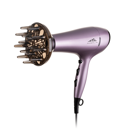 ETA | Hair Dryer | ETA431990000 Rosalia | 2200 W | Number of temperature settings 3 | Ionic function | Diffuser nozzle | Purple