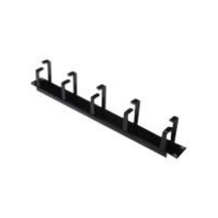 Digitus | Cable Management Panel | DN-97602 | Black | 5x cable management ring (HxD: 40x60 mm). The Cable Management Panel is ge