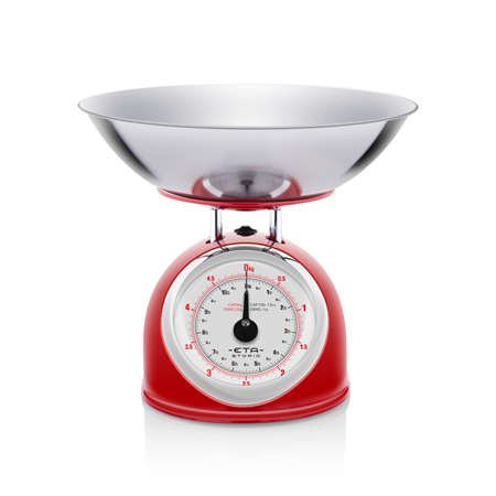 ETA | Kitchen scale | ETA577790030 Storio | Maximum weight (capacity) 5 kg | Graduation 25 g | Red
