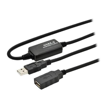 Digitus | Active USB 2.0 Repeater/Extension Cable | DA-73100-1 | USB 2.0 USB A (Male) | USB A (Female)