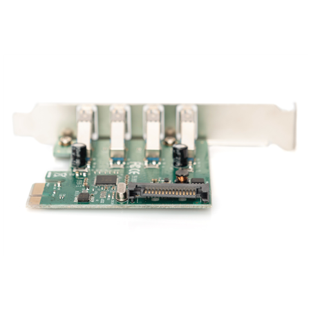 Digitus | USB 3.0, 4 Port, PCI Express Add-On card 4 Ports A/F External, VL805 chipset | DS-30221-1