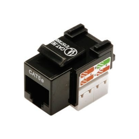 Class D CAT 5e Keystone Jack | DN-93501 | Unshielded RJ45 to LSA | Cable installation via LSA strips, color coded according to E