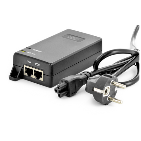 Digitus | Gigabit Ethernet PoE+ Injector | DN-95103-2 | 10/100/1000 Mbit/s | Ethernet LAN (RJ-45) ports 1xRJ-45 10/100/1000 Mbps