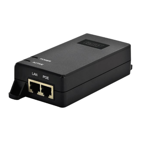 Digitus | Gigabit Ethernet PoE+ Injector | DN-95103-2 | 10/100/1000 Mbit/s | Ethernet LAN (RJ-45) ports 1xRJ-45 10/100/1000 Mbps