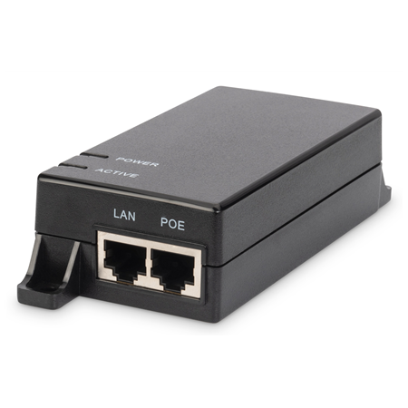 Digitus | Gigabit Ethernet PoE Injector | DN-95102-1 | 10/100/1000 Mbit/s | Ethernet LAN (RJ-45) ports 1xRJ-45 10/100/1000 Mbps