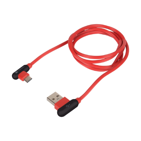 Natec Prati, Angled USB Type C to Type A Cable 1m, Red | Natec | Angled USB Type C to USB Type A | Prati | USB Type C | USB Type