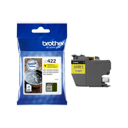 Brother LC422Y | Ink Cartridge | Yellow