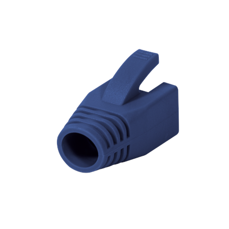 Logilink | RJ45 Plug Strain Relief Boot, 8.0mm (50 pcs.) | MP0035B | Blue