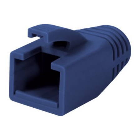Logilink | RJ45 Plug Strain Relief Boot, 8.0mm (50 pcs.) | MP0035B | Blue