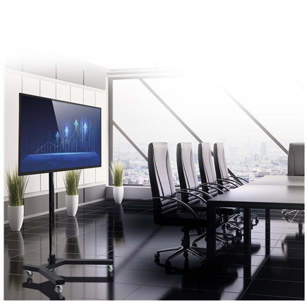 EDBAK | WWTR-TR51c-B | Trolleys & Stands | 37-60 " | Maximum weight (capacity) 80 kg | Black