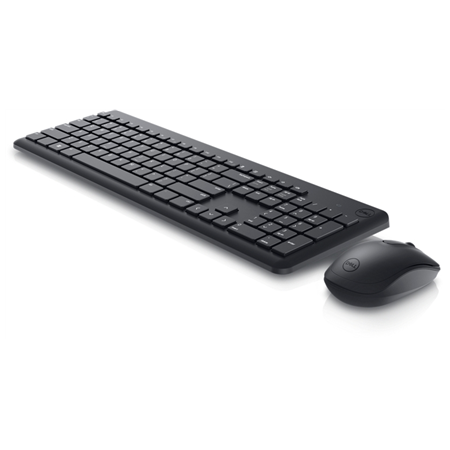 Dell | Keyboard and Mouse | KM3322W | Keyboard and Mouse Set | Wireless | Batteries included | Russian | Black | Wireless connec