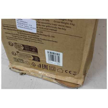 SALE OUT. SALE OUT. Xiaomi | Mi Smart Standing Fan | 2 | Stand Fan | DAMAGED PACKAGING, SCRATCHED FAN HEAD | White | Oscillation