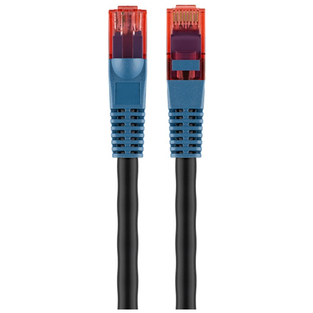 CAT 6 Outdoor-patch cable U/UTP | 94389 | Prewired, unshielded LAN cable with RJ45 plugs for connecting network components; Doub