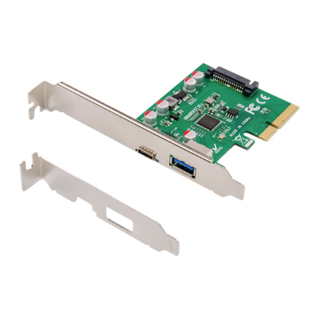 Digitus | PCIe card, USB-C 3.1 Gen 2, 10Gpbs, USB-A 3.1 | DS-30225