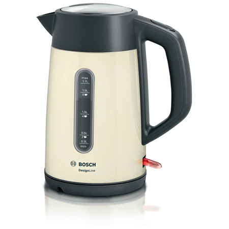 Bosch | Kettle | TWK4P437 | Electric | 2400 W | 1.7 L | Stainless steel | Beige