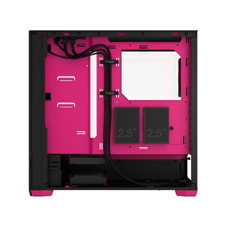 Fractal Design | Pop Air RGB | Side window | Magenta Core TG Clear Tint | ATX, mATX, Mini ITX | Power supply included No | ATX
