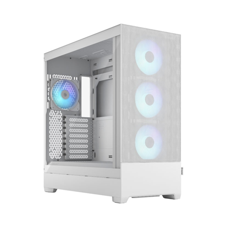 Fractal Design | Pop XL Air RGB | Side window | White TG Clear Tint | E-ATX up to 280 mm, ATX , mATX, Mini ITX | Power supply in