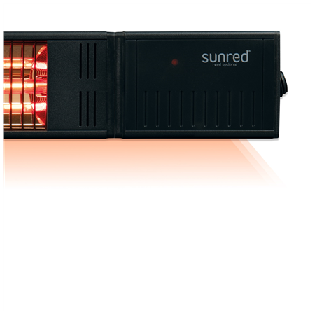 SUNRED | Heater | RDS-15W-B, Fortuna Wall | Infrared | 1500 W | Black | IP55