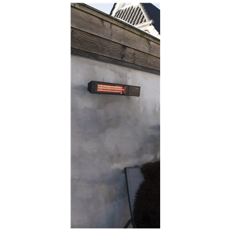 SUNRED | Heater | RDS-15W-B, Fortuna Wall | Infrared | 1500 W | Black | IP55
