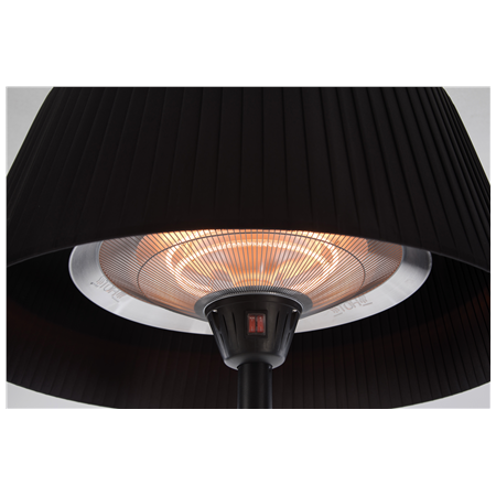 SUNRED | Heater | ARTIX SB BASIC, Bright Standing | Infrared | 2100 W | Black | IP44