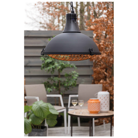 SUNRED | Heater | IND-2100H, Indus II Bright Hanging | Infrared | 2100 W | Black | IP44