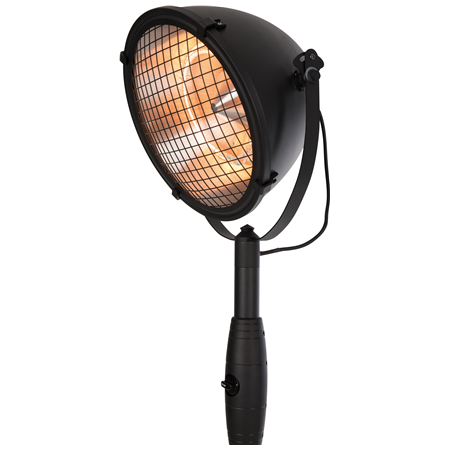 SUNRED | Heater | RSS19, Indus Bright Standing | Infrared | 2100 W | Black | IP54