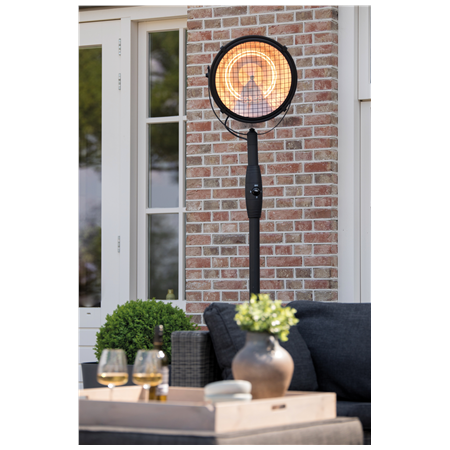 SUNRED | Heater | RSS19, Indus Bright Standing | Infrared | 2100 W | Black | IP54
