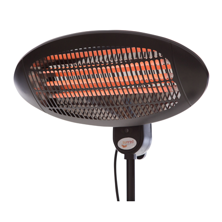 SUNRED | Heater | SMQ2000A, Elekra Quartz Standing | Infrared | 2000 W | Black | IP34