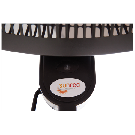 SUNRED | Heater | SMQ2000A, Elekra Quartz Standing | Infrared | 2000 W | Black | IP34