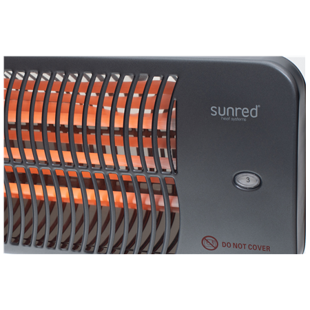 SUNRED | Heater | LUG-2000W, Lugo Quartz Wall | Infrared | 2000 W | Grey | IP24