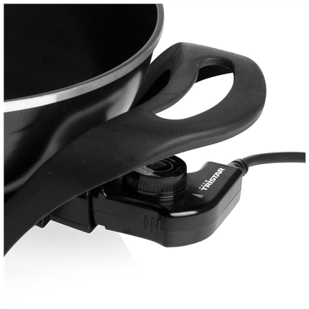 Tristar | Electric Wok | PZ-9130 | 1500 W | Stainless steel | 4.5 L | Black
