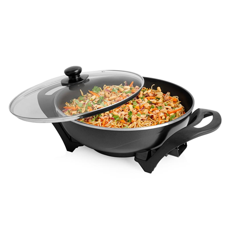 Tristar | Electric Wok | PZ-9130 | 1500 W | Stainless steel | 4.5 L | Black
