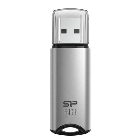 Silicon Power | USB Flash Drive | Marvel Series M02 | 64 GB | Type-A USB 3.2 Gen 1 | Silver