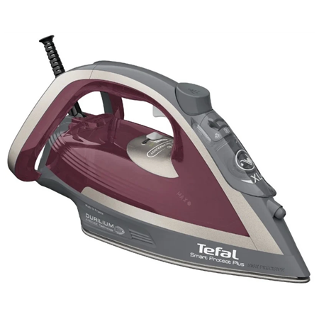 TEFAL | FV6870E0 | Steam Iron | 2800 W | Water tank capacity 270 ml | Continuous steam 40 g/min | Red/Grey