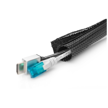 Digitus | Flexible Cable Tube with Hook and Loop Fastener Cable Sock | DA-90507
