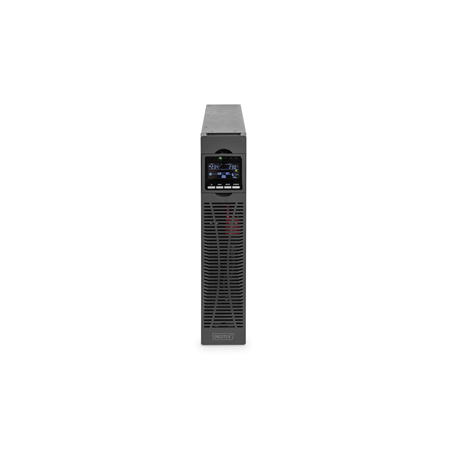 DIGITUS OnLine UPS, rack/tower, 3000VA, 3000W, LCD, 8 x C13, 1 x C19, RS-232, USB, SNMP card (optional), relay card (optional)