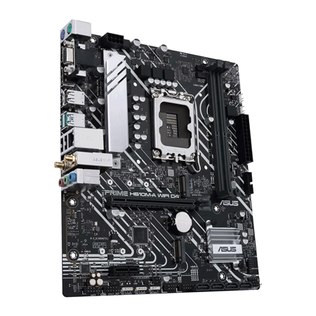 Asus | PRIME H610M-A WIFI D4 | Processor family Intel | Processor socket  LGA1700 | DDR4 DIMM | Memory slots 2 | Supported hard