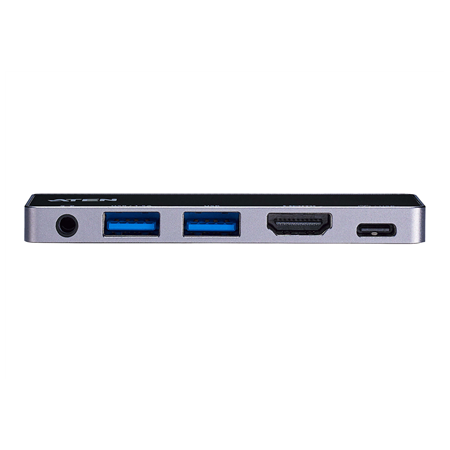 Aten | USB-C Travel Dock with Power Pass-Through | UH3238-AT | Dock
