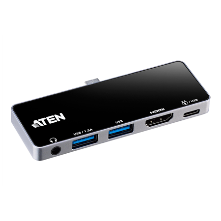 Aten | USB-C Travel Dock with Power Pass-Through | UH3238-AT | Dock