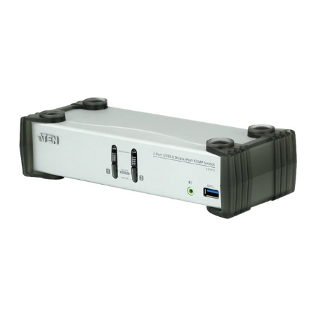 Aten | 2-Port USB 3.0 DisplayPort KVMP Switch (Cables included) | CS1912
