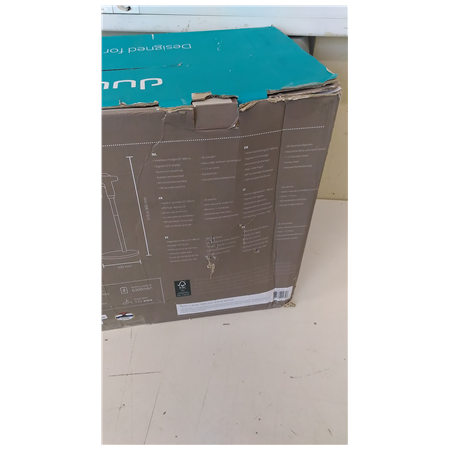 SALE OUT. SALE OUT. Duux | Smart Fan | Whisper Flex Smart Black with Battery Pack | Stand Fan | USED, DAMAGED PACKAGING, SMALL M