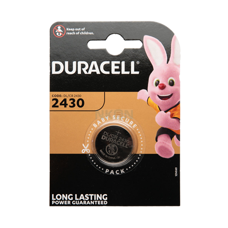 Duracell | Battery | DL2430 BL1 | CR2430 | Lithium | 1 pc(s)
