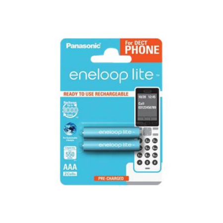 Panasonic | Rechargeable Batteries | ENELOOP Lite BK-4LCCE/2DE | AAA | 550 mAh | 2 pc(s)