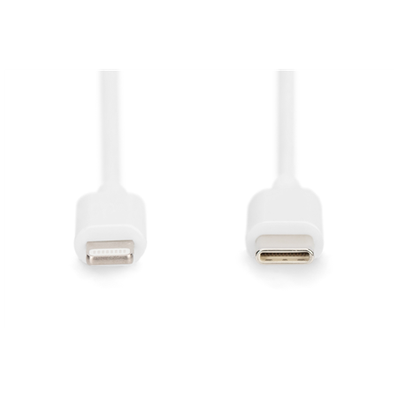 Digitus | Lightning to USB-C data/charging cable | DB-600109-020-W | USB-C to Lightning Apple Lightning 8-pin | USB C